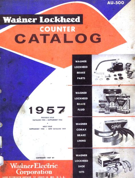 30 - 72. . Wagner lockheed brake parts catalog